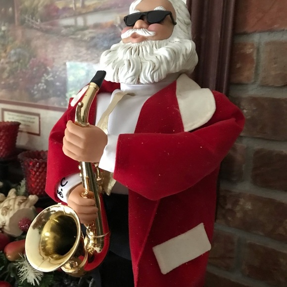 Rare Vintage Dancing Jazz Santa Clause - Picture 5 of 16